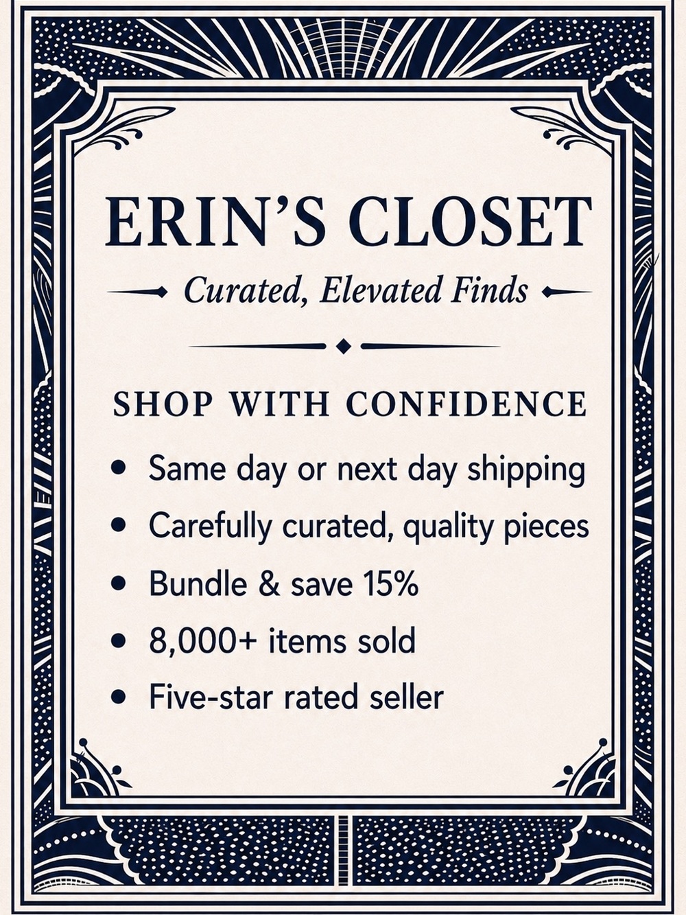 Shop with Confidence!